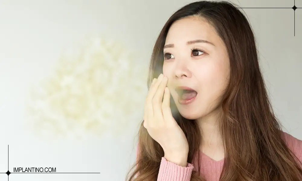 دلیل بوی بد دهان و راه های درمان آن 3 خانمی با بوی بد دهان