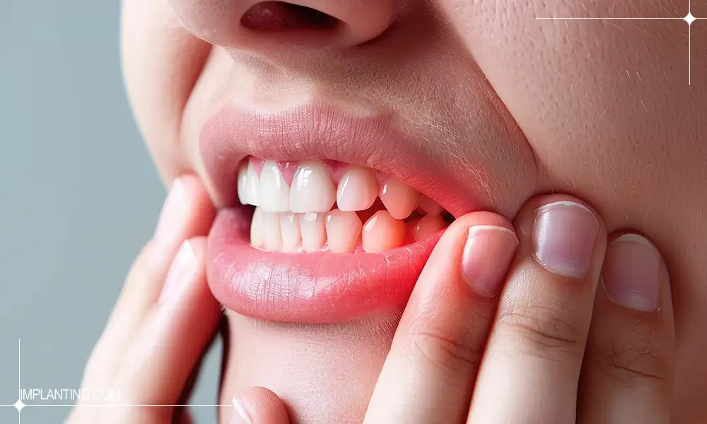 ایجاد شدن بیماری لثه برای یک خانم