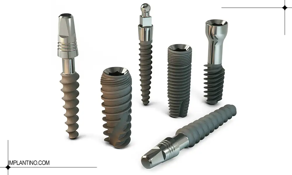 عکس ایمپلنت های دندان قبل شکستن ایمپلنت