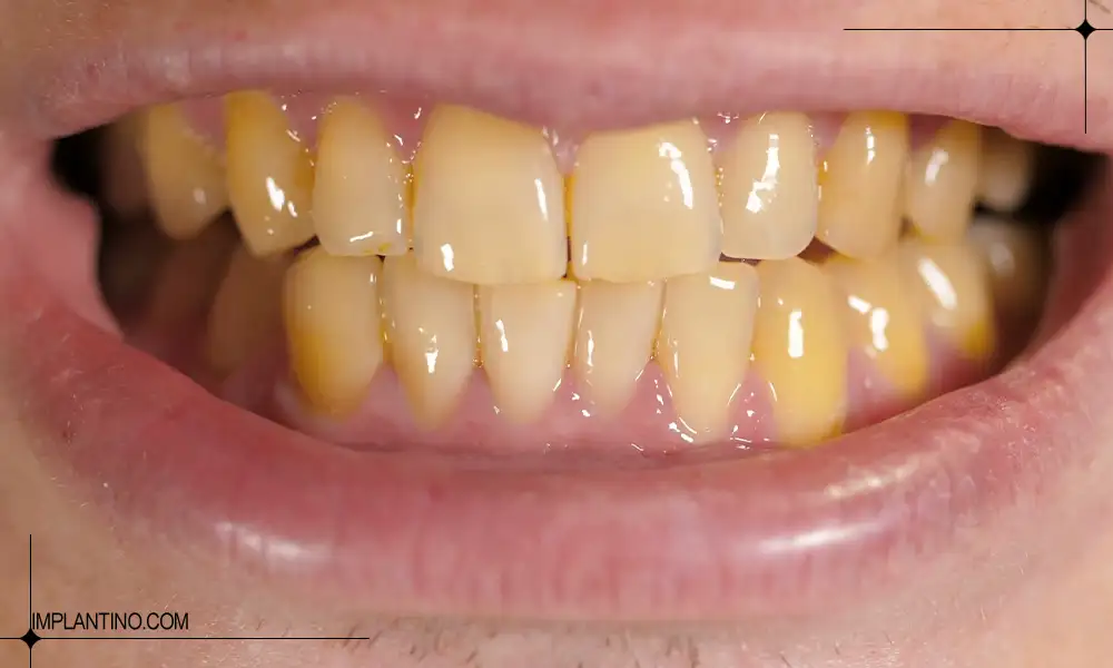 آشنایی دلایل زرد شدن دندان 1 زرد شدن دندان با رعایت نکردن اصول بهداشتی