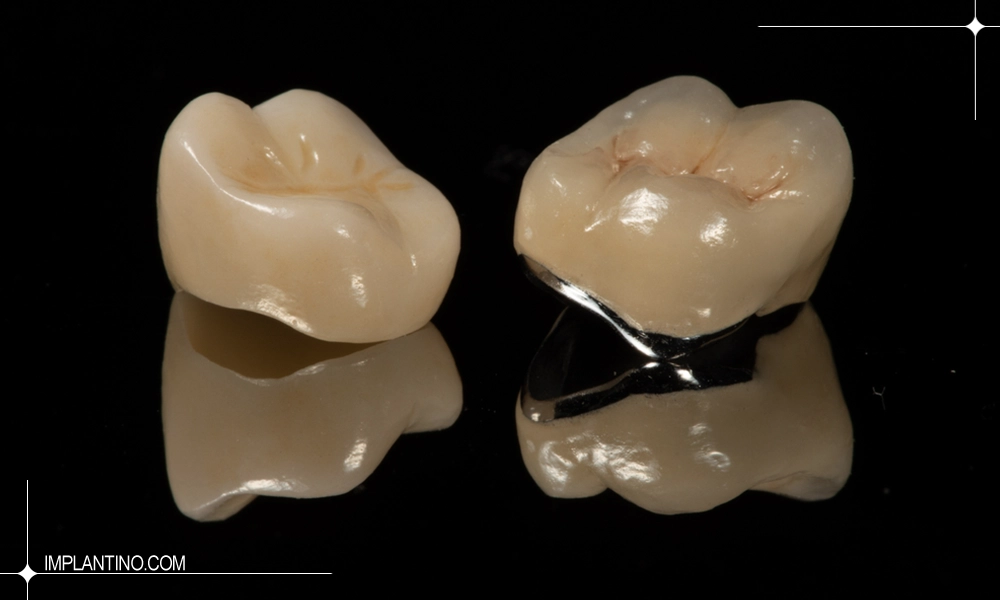 روکش دندان با پایه و بی پایه