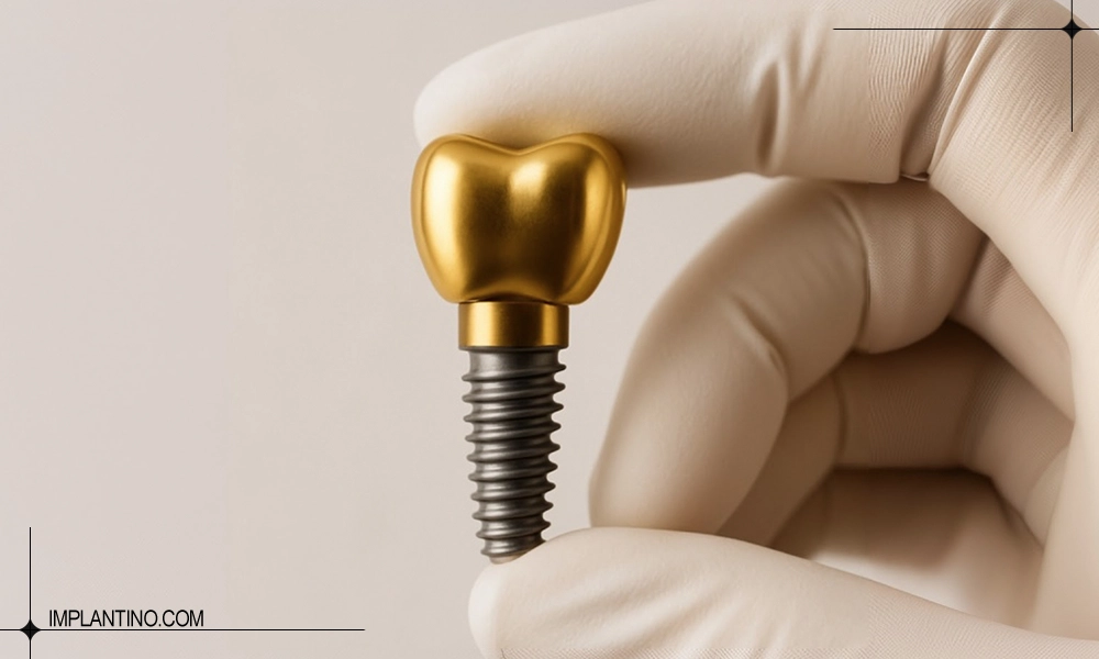 عکس ایمپلنت طلا