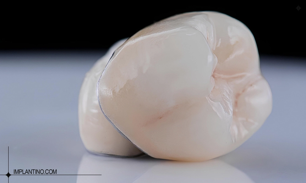 عکی یک مدل روکش دندان