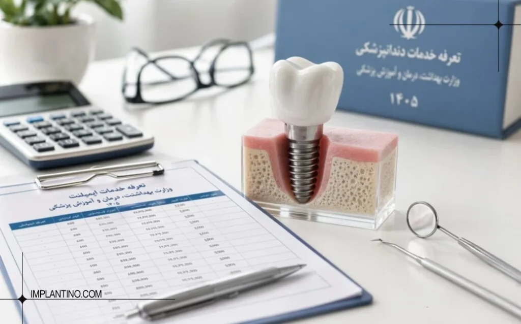 قیمت ایمپلنت کامل فک در تهران 1405؛ هزینه ثابت و متحرک با تعداد پایه ها 2 ایمپلنت کامل فک 2